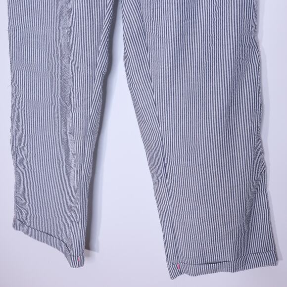 INTIMATELY Free People Pinstripe Gauze Pant Wide-Leg Pant Blue White Women's XS - Picture 4 of 10